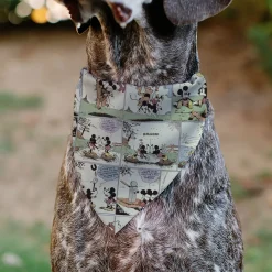 Pet Bandana - Mickey and Minnie Mouse Vintage Comic Strip Scenes