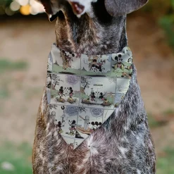 Pet Bandana - Mickey and Minnie Mouse Vintage Comic Strip Scenes