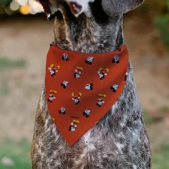 Pet Bandana - Mickey Mouse Poses and Expressions Scattered Red
