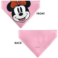 Pet Bandana - Minnie Mouse Smiling Face Close-Up Pink