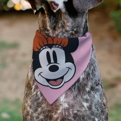 Pet Bandana - Minnie Mouse Smiling Face Close-Up Pink