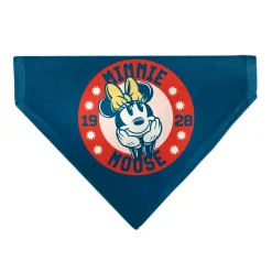 Pet Bandana - MINNIE MOUSE 1928 Dreamy Pose Blue/Red/White/Yellow