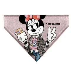 Pet Bandana - Minnie Mouse BE KIND Peace Pose Pinks