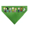 Pet Bandana - Peanuts Gang Group Pose Green