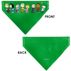 Pet Bandana - Peanuts Gang Group Pose Green