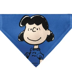 Pet Bandana - Peanuts Lucy van Pelt Smiling Face Pose Blue