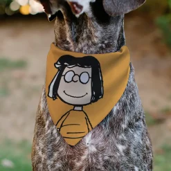 Pet Bandana - Peanuts Marcie Smiling Face Pose Yellow