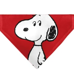 Pet Bandana - Peanuts Snoopy Smiling Face Pose Red