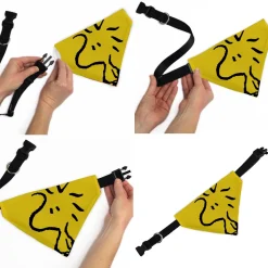 Pet Bandana - Peanuts Woodstock Pose Yellow