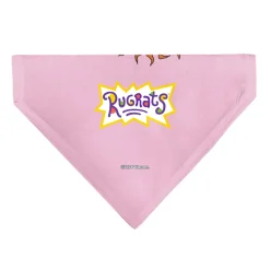 Pet Bandana - Rugrats Chuckie HUG ME Hearts Pose Pink