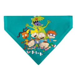 Pet Bandana - Rugrats Kids Group Pose and Title Logo Blue