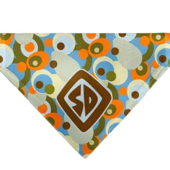 Pet Bandana - Scooby Doo SD Dog Tag Retro Dots Multi Color