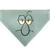 Pet Bandana - SpongeBob SquarePants Squidward Character Close-Up Blue