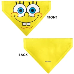 Pet Bandana - SpongeBob SquarePants Face Close-Up Yellow