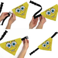 Pet Bandana - SpongeBob SquarePants Face Close-Up Yellow