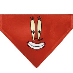 Pet Bandana - SpongeBob SquarePants Mr. Krabs Character Close-Up Red