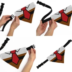 Pet Bandana - SpongeBob SquarePants Tie Outfit Character Close-Up