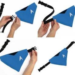 Pet Bandana - Star Trek Original Series Blue Uniform Print