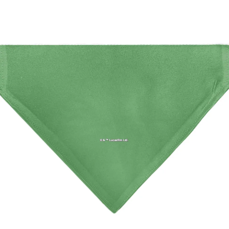 Pet Bandana - Star Wars Grogu I'M ALL EARS Pose Green