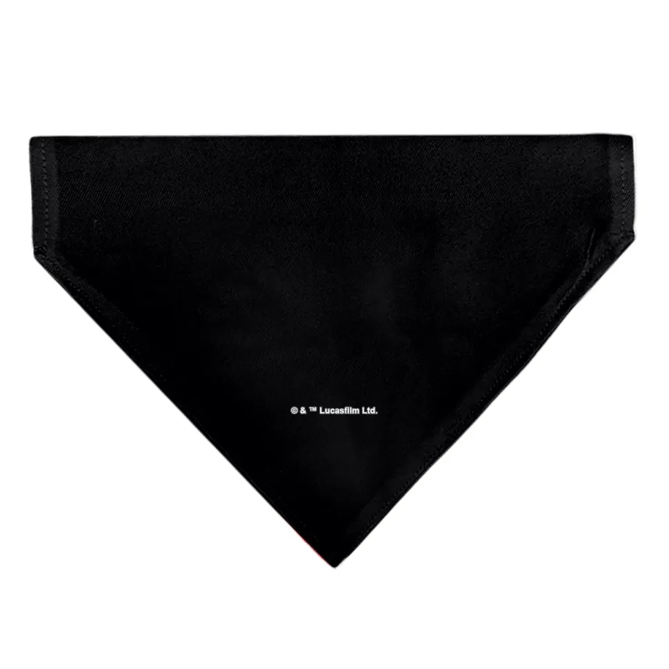 Pet Bandana - Star Wars Grogu Baby Yoda Smiling Impression Painting Black