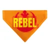 Pet Bandana - Star Wars REBEL Text and Rebel Alliance Insignia Orange/Red/Yellow