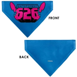 Pet Bandana - Stitch EXPERIMENT 626 Logo Blue/Pink