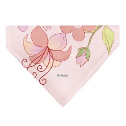 Pet Bandana - Tangled Rapunzel and Pascal Flowers Pose Pinks