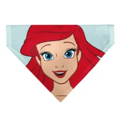Pet Bandana - The Little Mermaid Ariel Face Close-Up Light Blue