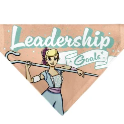 Pet Bandana - Toy Story Bo Peep LEADERSHIP GOALS Staff Pose Pink/Blue/White