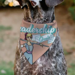 Pet Bandana - Toy Story Bo Peep LEADERSHIP GOALS Staff Pose Pink/Blue/White
