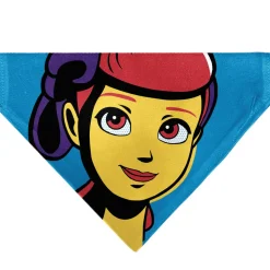 Pet Bandana - Toy Story Bo Peep Close-Up Pop Art Face Blue
