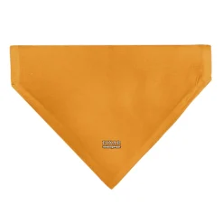 Pet Bandana - Up Dug Pose and Wilderness Explorer Badge Orange