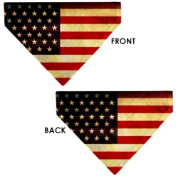 Pet Bandana - Vintage US Flag Repeat
