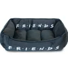 Pet Bed - FRIENDS Black White Multi Color