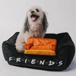 Pet Bed - FRIENDS Black White Multi Color