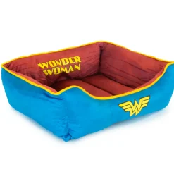 Pet Bed - Wonder Woman Dark Red Yellow Dark Blue