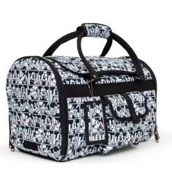 Pet Carrier - Mickey Mouse Expression Blocks White/Black/Red