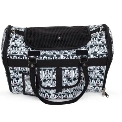 Pet Carrier - Mickey Mouse Expression Blocks White/Black/Red