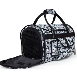 Pet Carrier - Mickey Mouse Expression Blocks White/Black/Red