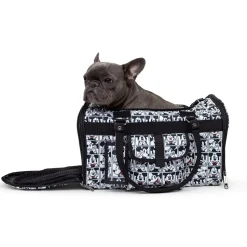 Pet Carrier - Mickey Mouse Expression Blocks White/Black/Red