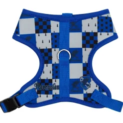 Pet Harness - Harry Potter Ravenclaw Checker Blue/Gray