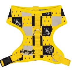 Pet Harness - Harry Potter Hufflepuff Checker Yellow/Black