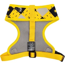 Pet Harness - Harry Potter Hufflepuff Checker Yellow/Black