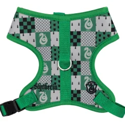 Pet Harness - Harry Potter Slytherin Checker Green/Gray
