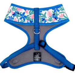 Pet Harness - Lilo & Stitch Stitch Poses and Tropical Flowers Collage Ivory/Multi Color