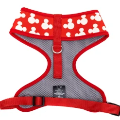 Pet Harness - Mickey Mouse Ears Icon All Over Red/White