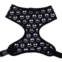 Pet Harness - The Nightmare Before Christmas Jack Expressions All Over Black/White