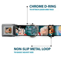 Pinochio Puppet Full Color Tan Seatbelt Buckle Collar - PINOCCHIO/Jiminy Cricket Workshop Tools