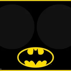 Placemat - Batman Black/Yellow w/Bowl Markers