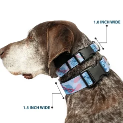 Plastic Clip Collar - Baby Stitch Poses Close-Up Baby Blue